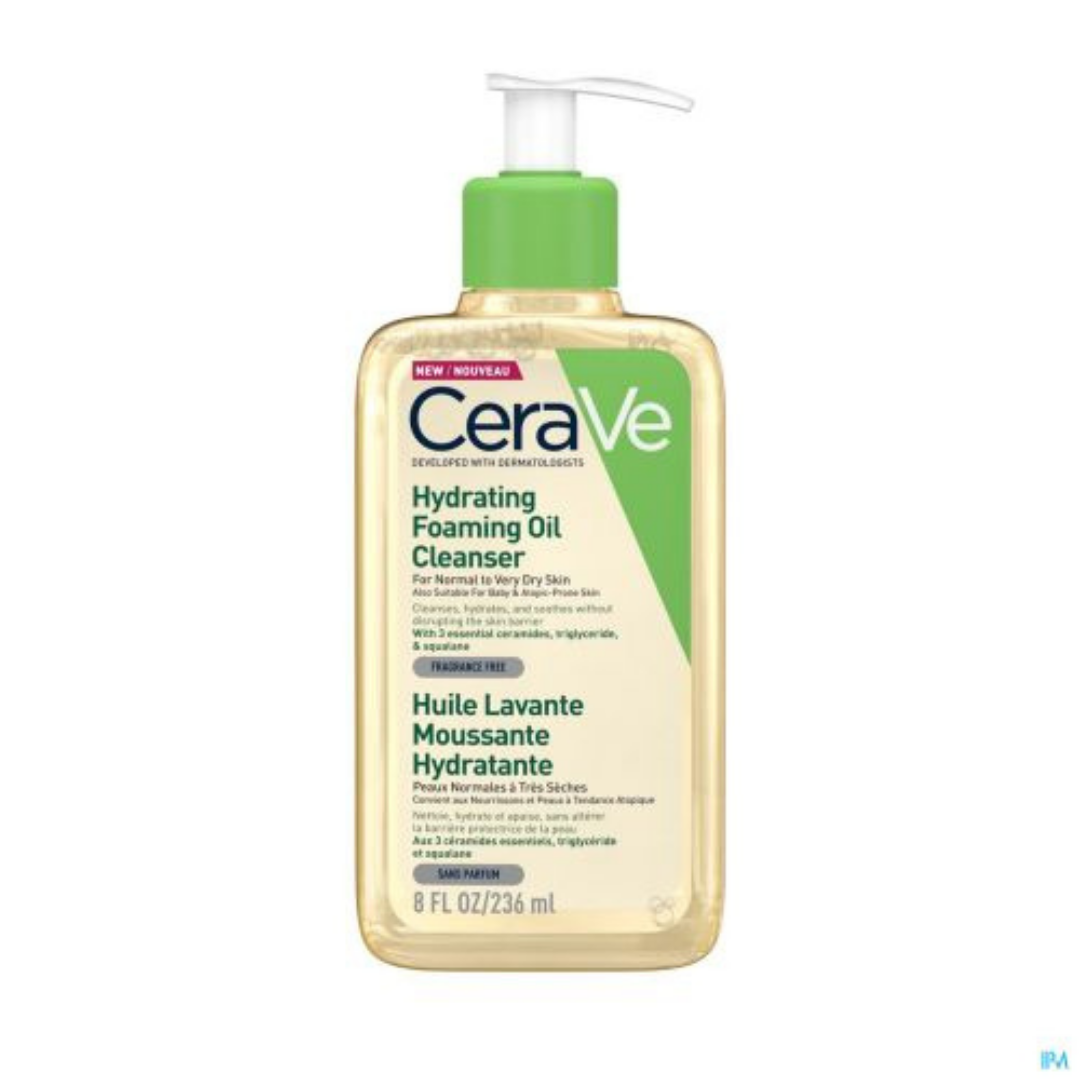 شوینده روغنی آبرسان سراوی CeraVe مخصوص پوست خشک حجم 236 میل