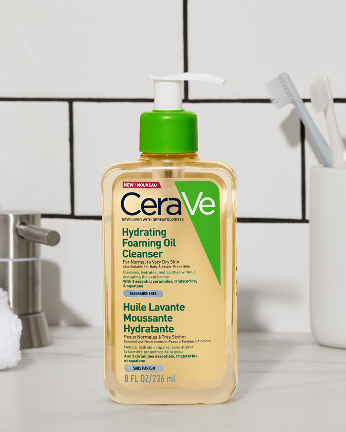 شوینده روغنی آبرسان سراوی CeraVe مخصوص پوست خشک حجم 236 میل